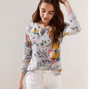 Loft Fresh Cut Flip Cuff Denim Shorts in White. Waist size 34. Size 18. NWT